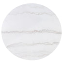 Varley - 5 Piece Round Dining Room Set - White / Gray