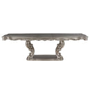 Ariadne - Dining Table With Pedestal - Antique Platinum