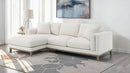 Geneva - Boucle Upholstered Sectional Chaise Sofa - Sand