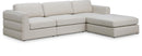 Beckham - 4 Piece Modular L-Sahped Sectional