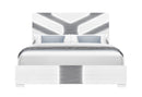 Optimus - Full Bed With LED - White