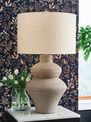 Jossleigh - Metal Table Lamp - Beige