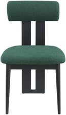 Dario - Boucle Dining Chair With Black Frame (Set of 2)