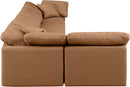 Indulge - Faux Leather 5 Piece Modular Sectional