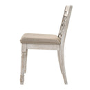 Cillin - Side Chair (Set of 2) - Fabric, Walnut & Antique White