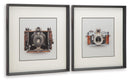 Dirkgrove - Wall Art Set (Set of 2) - Black / White / Brown
