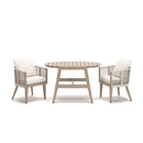 Ivory Vine - Chairs With Cushion / Table Set (Set of 3) - Beige