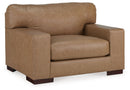 Lombardia - 2 Pc. - Chair And A Half, Ottoman - Tumbleweed