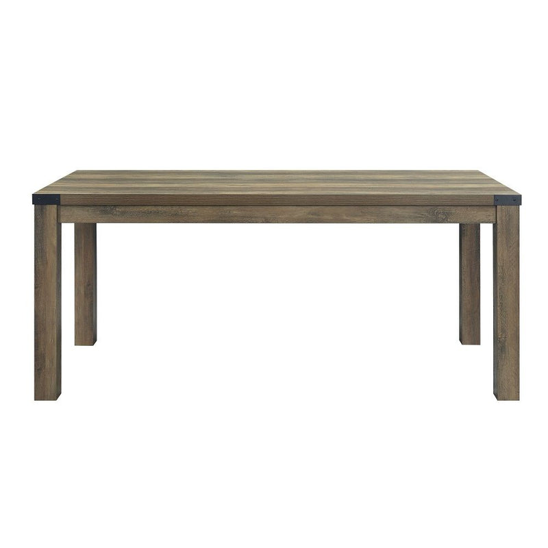 Abiram - Dining Table - Rustic Oak