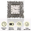 Kachina - 19" Wall Clock - Mirrored & Faux Gems
