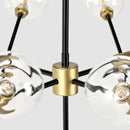 Phoenix - Chandelier - Black / Gold