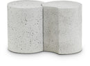 Dimple - 2 Piece Modular End Table - Terazzo Finish