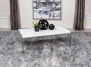 Opal - Rectangular Glass Frame Table