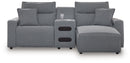 ModMax II - Salt And Pepper - Reclining Sectional