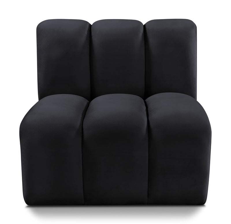 Arc - Velvet Straight Chair
