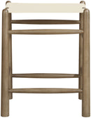 Santos - Backless Counter Stool With Stained Brown Base