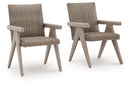 Cliff Trails - Arm Chair (Set of 2) - Beige