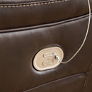 Dunleith - 4-Piece Power Reclining Sectional - Chocolate