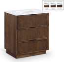 Willard - Engineered Stone And Solid Wood Bathroom Vanity