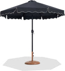 Amalfi - Patio Umbrella - Light Brown Base / Black Pole