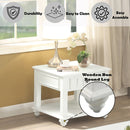 Natesa - End Table - White Washed