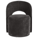 Harjo - Velvet Upholstered Swivel Accent Chair