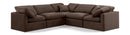 Indulge - Velvet 5 Piece Modular Corner Sectional