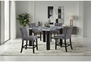 D5473 - Bar Table - Black / Gray