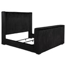 Centergrove - Upholstered Wingback TV Bed