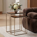 Calida - Nesting End Table - Brass