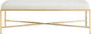 Valley - Bench With Gold Frame