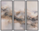 Larrondale - Wall Art Set (Set of 3) - Black / Gray / Brown