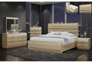 Genesis - King Bed With LED - Gold