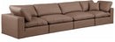 Comfy - Faux Leather Modular Sofa 4 Seats