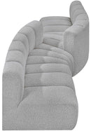 Arc - Boucle Fabric 4 Piece Sofa