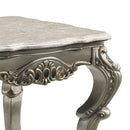 Miliani - End Table With Marble Top - Natural Marble Top & Antique Bronze