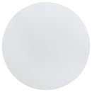 Judd - Round Dining Wood Table With Shelf - Pearl White