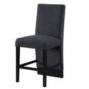 D12BT - 7 Piece Dining Room Set (Bar Table And 6 Bar Stools) - Black / White