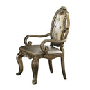 Ragenardus - Arm Chair (Set of 2) - Vintage Synthetic Leather & Vintage Oak