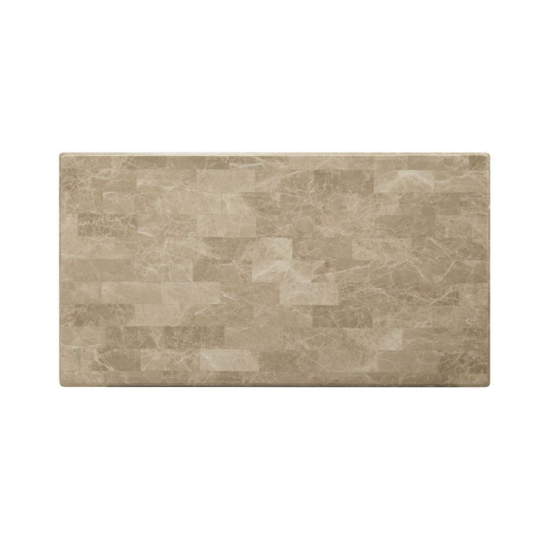 Daesha - Coffee Table - Marble Top & Antique Gold