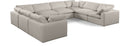 Comfy - 8 Piece Linen Modular Sectional