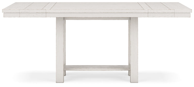 Robbinsdale - Rectangular Counter Height Dining Extension Table Set