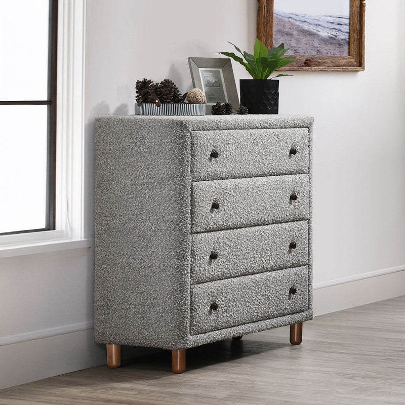 Cleo - Chest - Gray Boucle