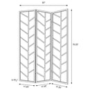 Mila - 3-Panel Room Divider Folding Shoji Screen - Walnut