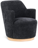 Clarita - Chenille Swivel Accent Chair