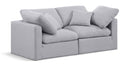 Indulge - Linen 2 Seat Modular Sofa