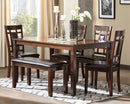 Bennox - Dining Room Table Set (Set of 6) - Brown