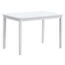 Fidelity - 5 Piece Dining Set - White & Gray