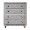 Cleo - Chest - Gray Boucle