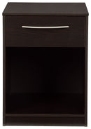 Finch - One Drawer Night Stand - Black